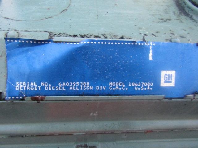 DETROIT 6-71 MODEL/1063-7000 SERIES SERIAL NO 6A-395388 310HP - Motor for Lastebil: bilde 3 DETROIT 6-71 MODEL/1063-7000 SERIES SERIAL NO 6A-395388 310HP - Motor for Lastebil: bilde 3