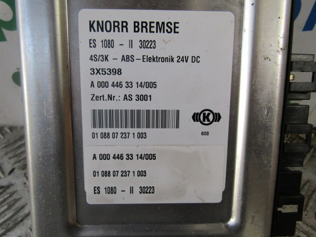 MERCEDES ATEGO ABS/ESR ECU P/NO A000 446 3314 - Styreenhet for Lastebil: bilde 2 MERCEDES ATEGO ABS/ESR ECU P/NO A000 446 3314 - Styreenhet for Lastebil: bilde 2