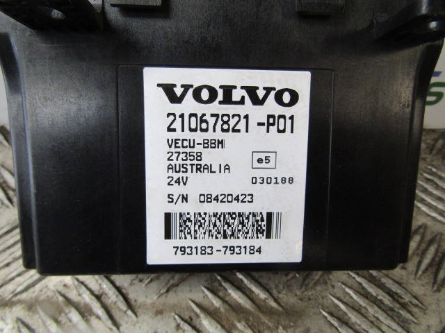 VOLVO BBM ECU P/NO 21067821-P01 - Styreenhet for Lastebil: bilde 2 VOLVO BBM ECU P/NO 21067821-P01 - Styreenhet for Lastebil: bilde 2
