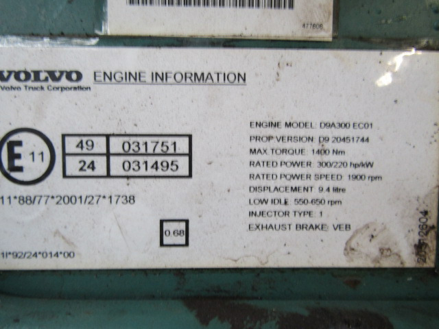 VOLVO FM9 D9A 300 ENGINE ECU EURO 3 - Styreenhet for Lastebil: bilde 3 VOLVO FM9 D9A 300 ENGINE ECU EURO 3 - Styreenhet for Lastebil: bilde 3