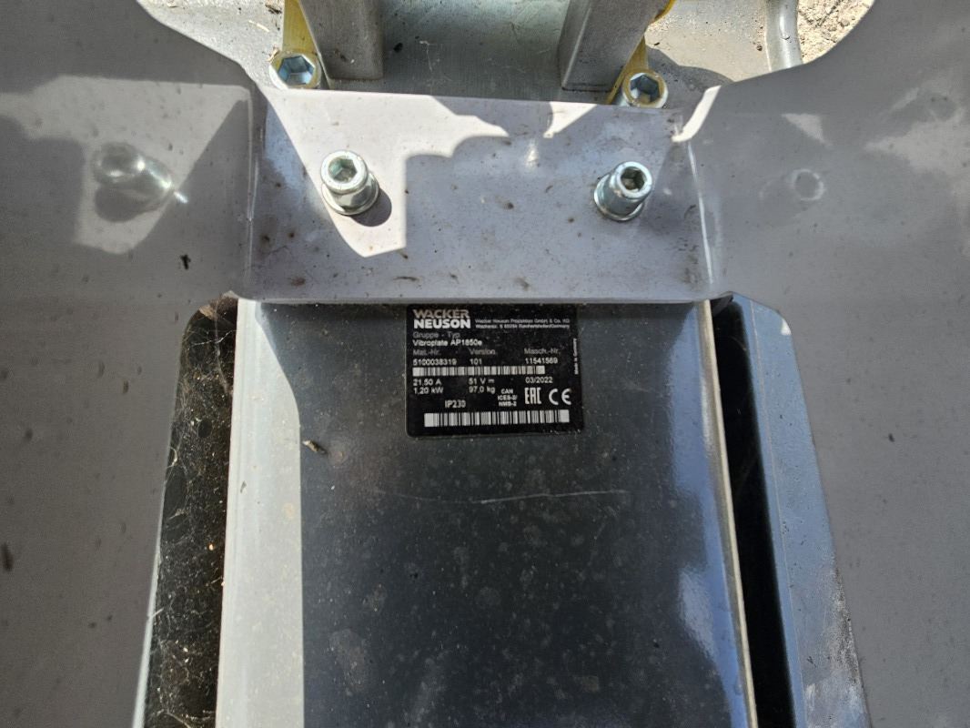 Wacker AP 1850E - Vibroplate: bilde 5 Wacker AP 1850E - Vibroplate: bilde 5