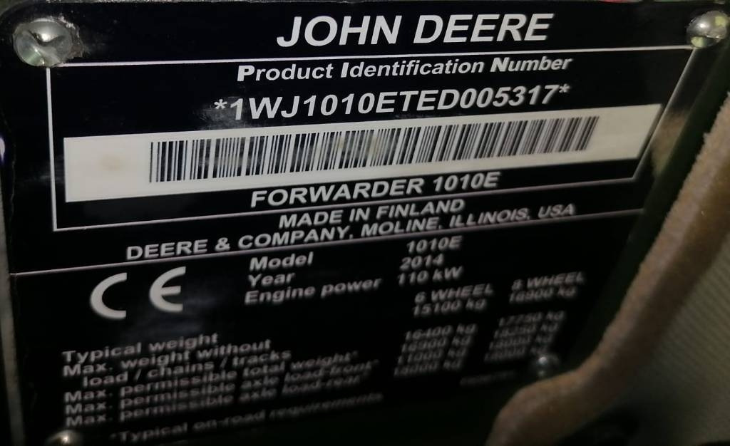 John Deere 1010 E - Lassbærer: bilde 4 John Deere 1010 E - Lassbærer: bilde 4