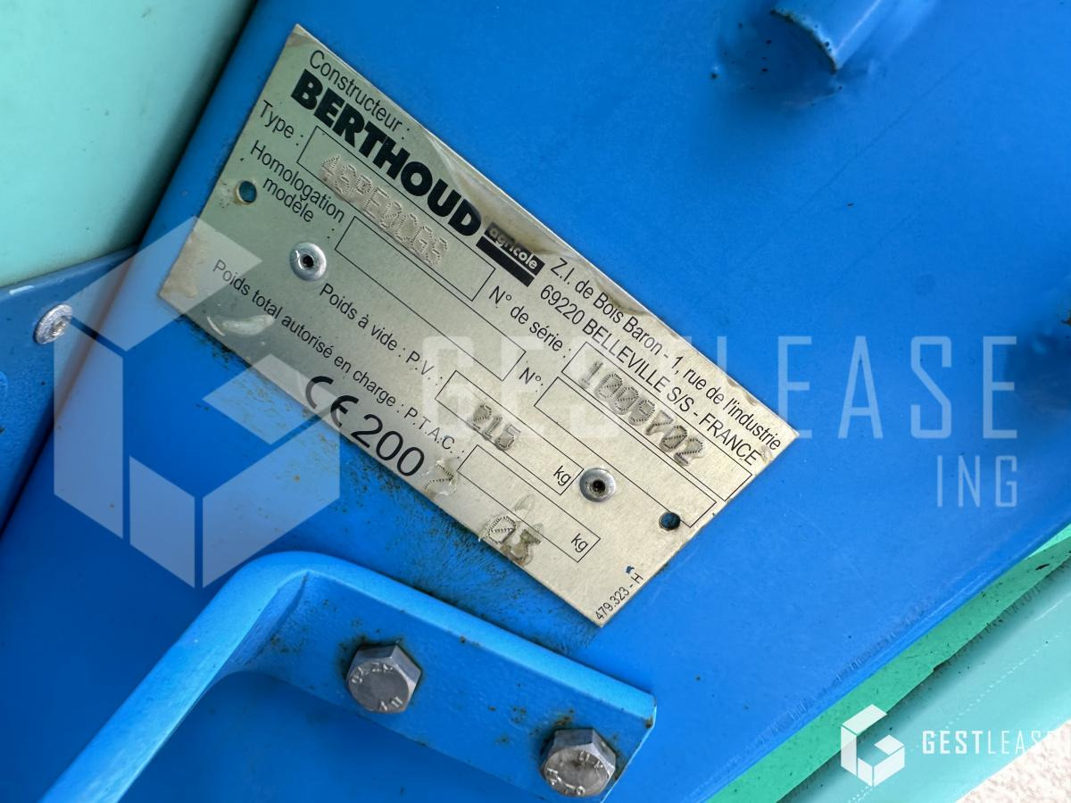 Traktorsprøyte Berthoud 4SPE0CGS: bilde 6