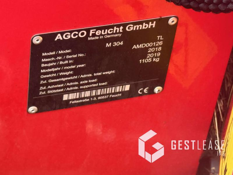 Massey Ferguson M304 TL - Slåmaskin: bilde 5 Massey Ferguson M304 TL - Slåmaskin: bilde 5