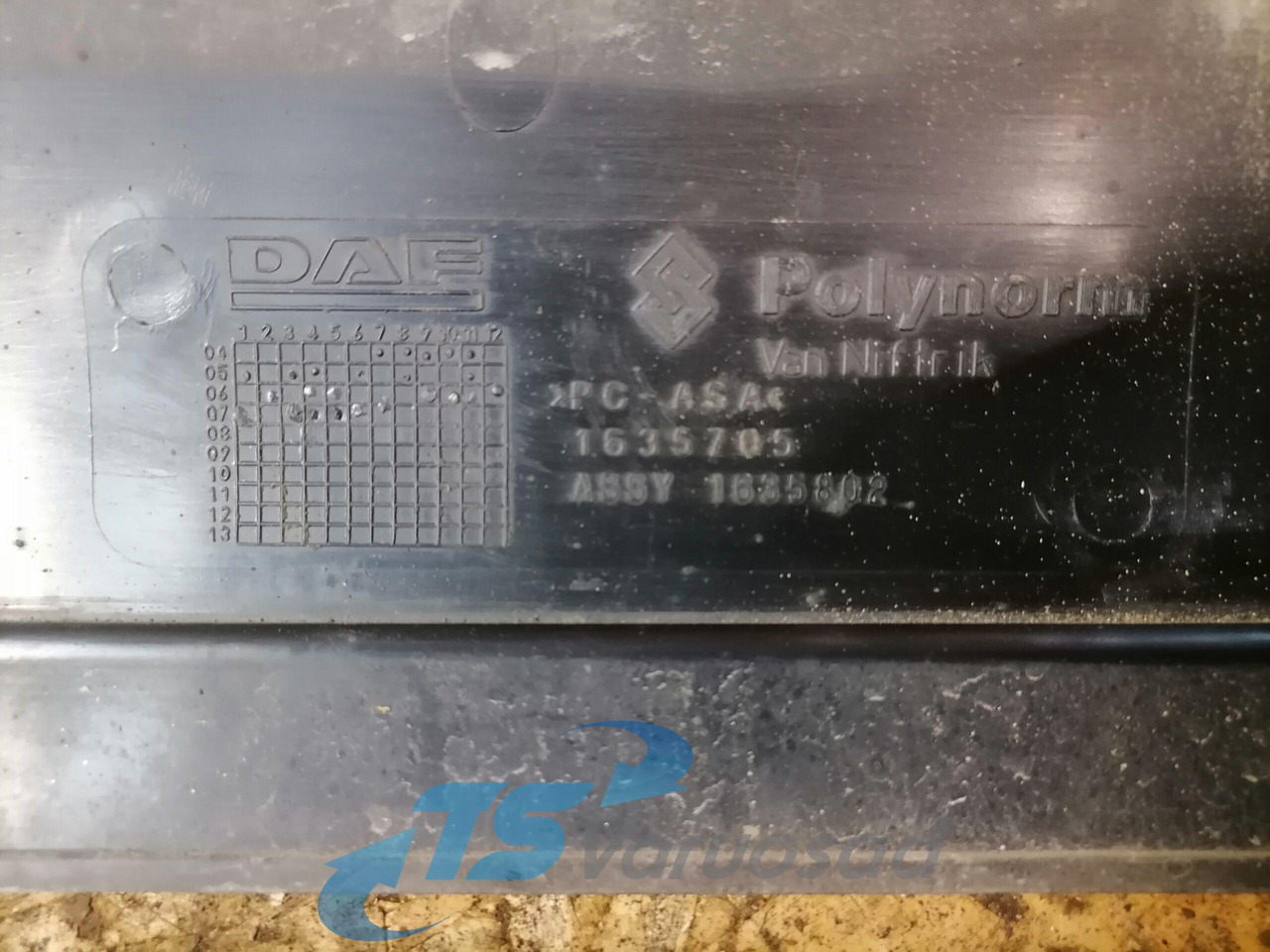 DAF Grille panel 1635802 - Grill for Lastebil: bilde 3 DAF Grille panel 1635802 - Grill for Lastebil: bilde 3