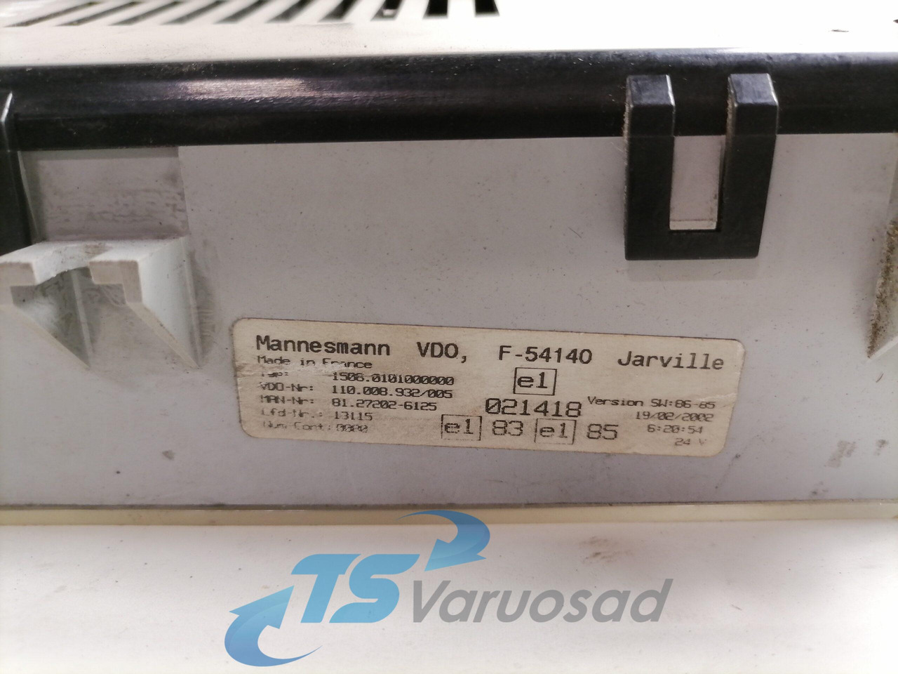 MAN Dashboard 81272026125 - Instrumentpanel for Lastebil: bilde 2 MAN Dashboard 81272026125 - Instrumentpanel for Lastebil: bilde 2