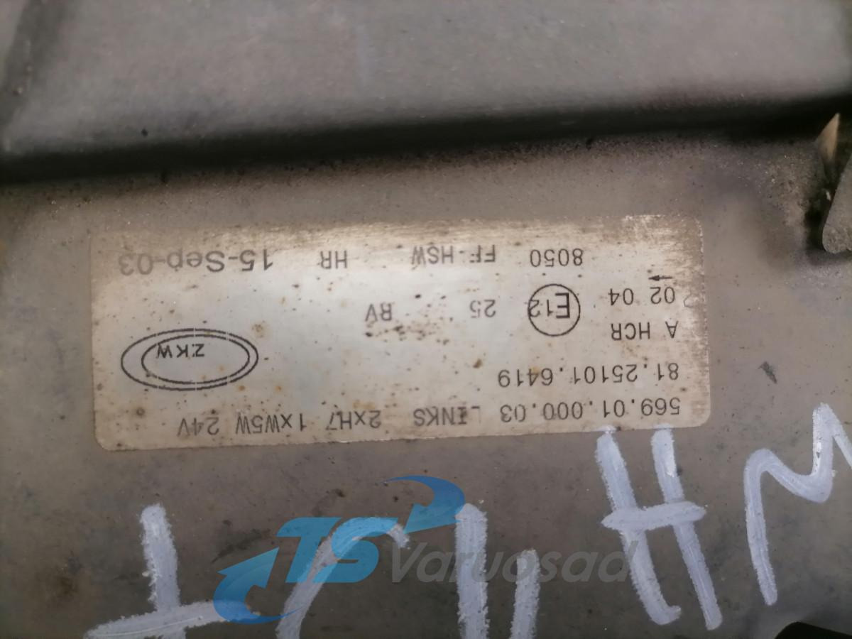 MAN Esituli, vasak 81251016419 - Lys/ Belysning for Lastebil: bilde 4 MAN Esituli, vasak 81251016419 - Lys/ Belysning for Lastebil: bilde 4