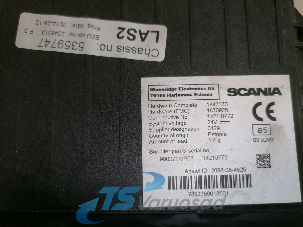 Scania Ecu, LAS 1847370 - Styreenhet for Lastebil: bilde 4 Scania Ecu, LAS 1847370 - Styreenhet for Lastebil: bilde 4
