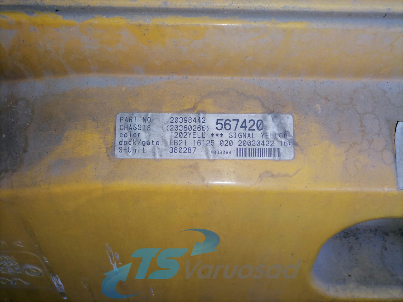 Volvo Grille panel 20360266 - Grill for Lastebil: bilde 4 Volvo Grille panel 20360266 - Grill for Lastebil: bilde 4