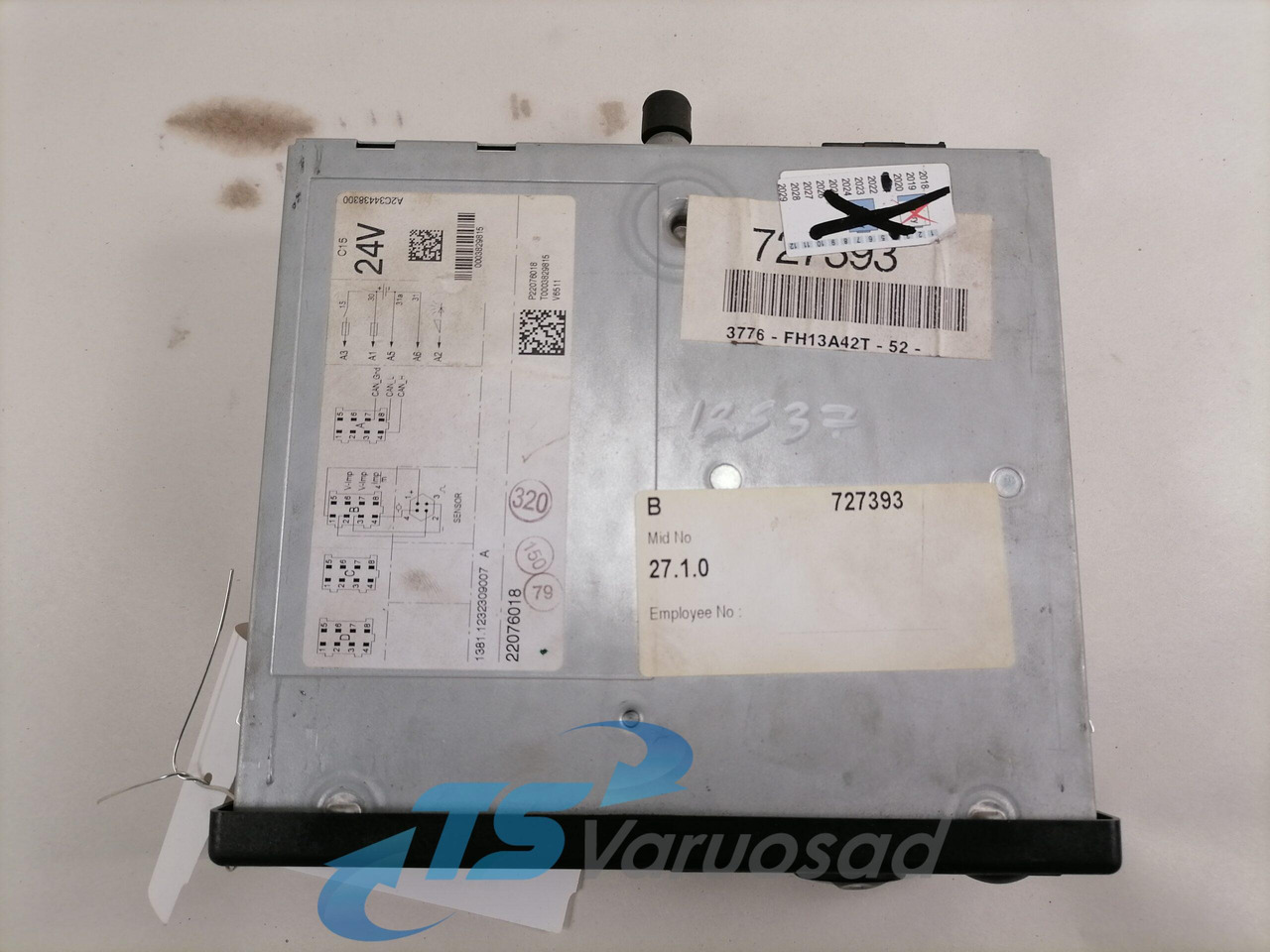 Volvo tachograph 22076018 - Fartsskriver for Lastebil: bilde 4 Volvo tachograph 22076018 - Fartsskriver for Lastebil: bilde 4