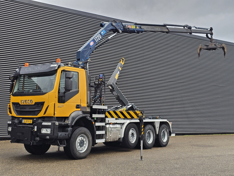 Iveco TRAKKER 380 8X6 / EURO 6 / CRANE + HOOKLIFT - Krokbil, Kranbil: bilde 1 Iveco TRAKKER 380 8X6 / EURO 6 / CRANE + HOOKLIFT - Krokbil, Kranbil: bilde 1