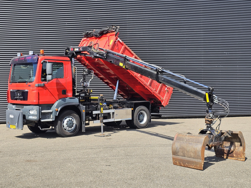 MAN TGM 18.250 / 4X4 / EEV / HIAB CRANE + TIPPER / SPRING - Tippbil, Kranbil: bilde 3 MAN TGM 18.250 / 4X4 / EEV / HIAB CRANE + TIPPER / SPRING - Tippbil, Kranbil: bilde 3