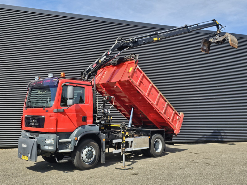 MAN TGM 18.250 / 4X4 / EEV / HIAB CRANE + TIPPER / SPRING - Tippbil, Kranbil: bilde 1 MAN TGM 18.250 / 4X4 / EEV / HIAB CRANE + TIPPER / SPRING - Tippbil, Kranbil: bilde 1