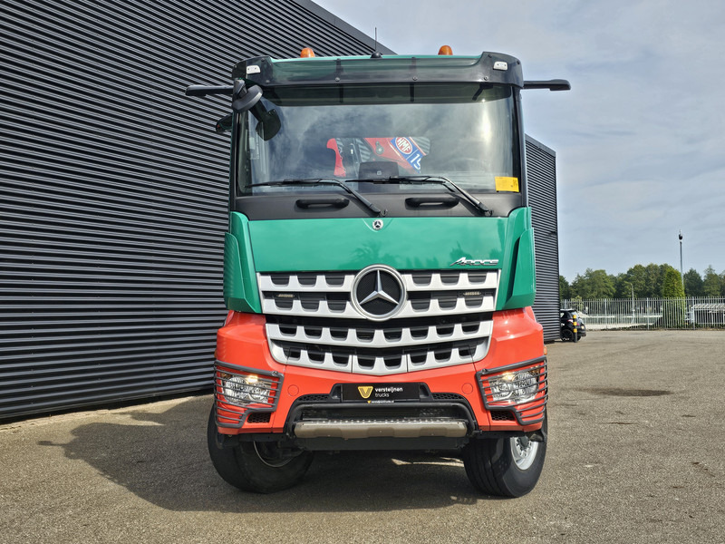 Kranbil Mercedes-Benz AROCS 4145 / 8X6 / TIPPER + HMF CRANE: bilde 6