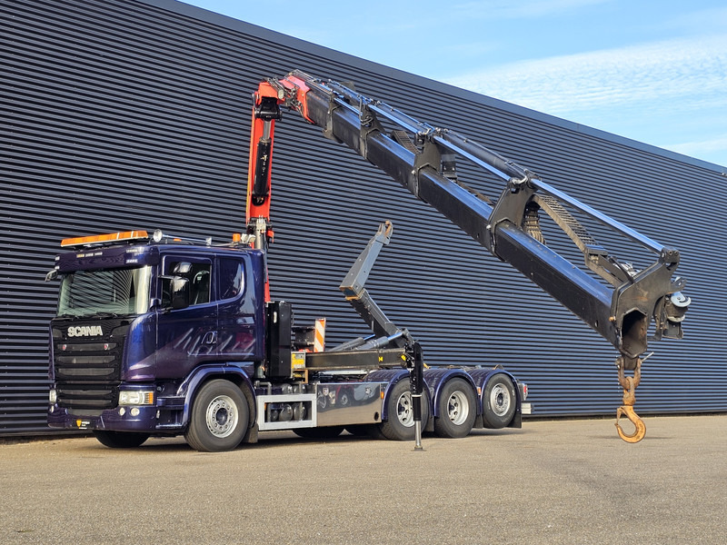 Scania G490 8x4*4 / PALFINGER CRANE + HOOKLIFT - Krokbil, Kranbil: bilde 3 Scania G490 8x4*4 / PALFINGER CRANE + HOOKLIFT - Krokbil, Kranbil: bilde 3