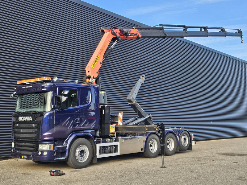Scania G490 8x4*4 / PALFINGER CRANE + HOOKLIFT - Krokbil, Kranbil: bilde 1 Scania G490 8x4*4 / PALFINGER CRANE + HOOKLIFT - Krokbil, Kranbil: bilde 1