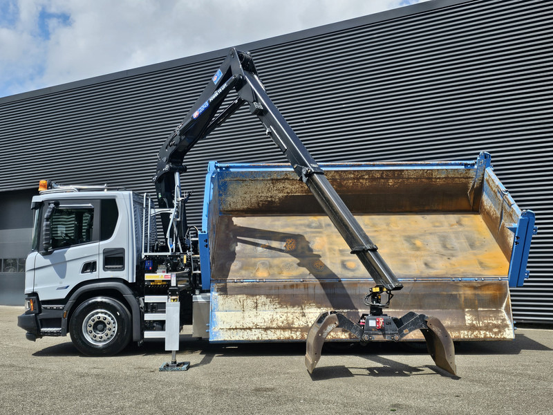 Scania P420 6x2-4 / HMF Z KRAAN / 2 KANTEN KIPPER - Tippbil, Kranbil: bilde 3 Scania P420 6x2-4 / HMF Z KRAAN / 2 KANTEN KIPPER - Tippbil, Kranbil: bilde 3
