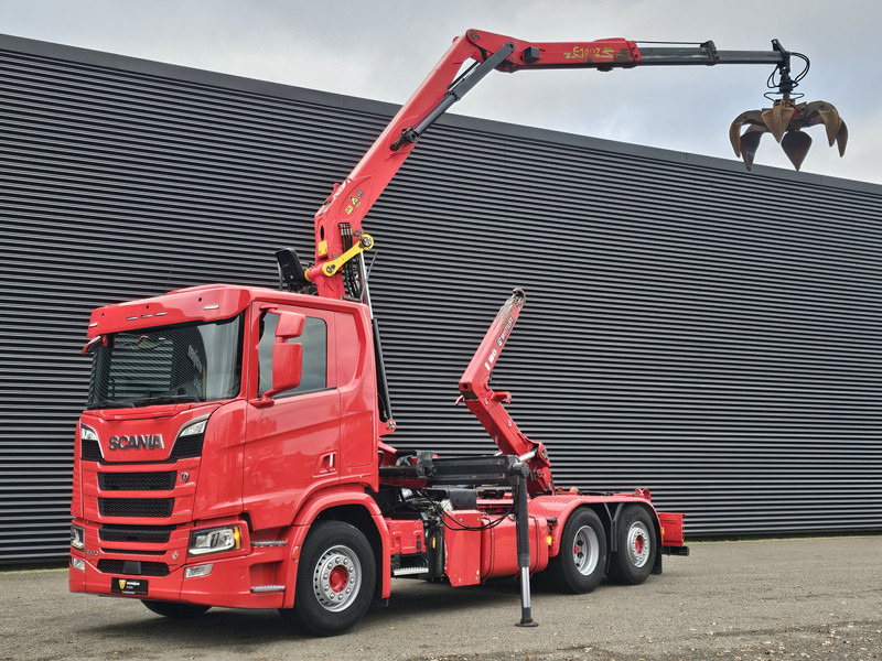 Scania R520 V8 6x2/4 / EPSILON CRANE + HOOKLIFT - Krokbil, Kranbil: bilde 1 Scania R520 V8 6x2/4 / EPSILON CRANE + HOOKLIFT - Krokbil, Kranbil: bilde 1