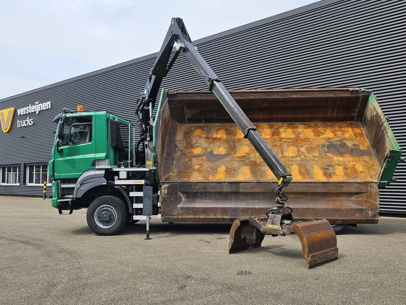Tatra T158/II 6X6 / HMF Z CRANE + 2 SIDE TIPPER - Tippbil, Kranbil: bilde 3 Tatra T158/II 6X6 / HMF Z CRANE + 2 SIDE TIPPER - Tippbil, Kranbil: bilde 3