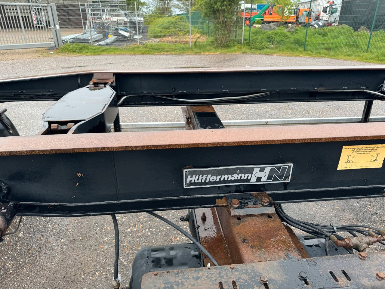 Hüffermann 2 Achs Abrollanhänger mit Schlitten - Krokhenger/ Liftdumper henger: bilde 4 Hüffermann 2 Achs Abrollanhänger mit Schlitten - Krokhenger/ Liftdumper henger: bilde 4