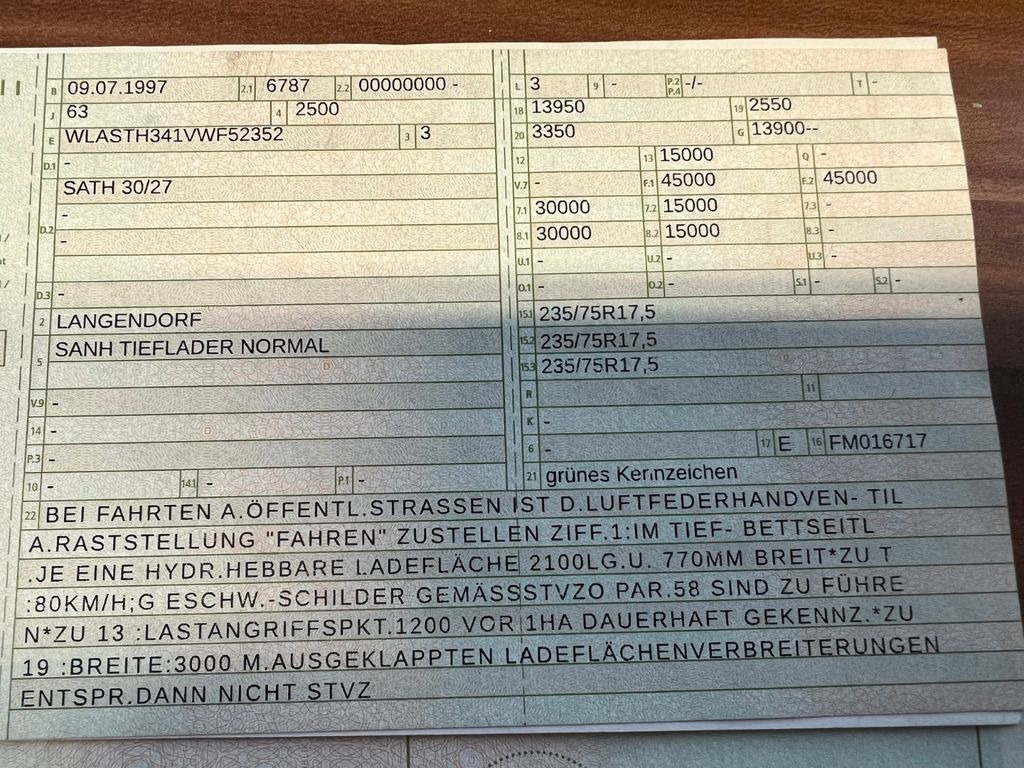 Langendorf Tiefbett mit Rampen Hydraulisch Langendorf Tiefbett mit Rampen Hydraulisch - Lavloader semitrailer: bilde 2 Langendorf Tiefbett mit Rampen Hydraulisch Langendorf Tiefbett mit Rampen Hydraulisch - Lavloader semitrailer: bilde 2