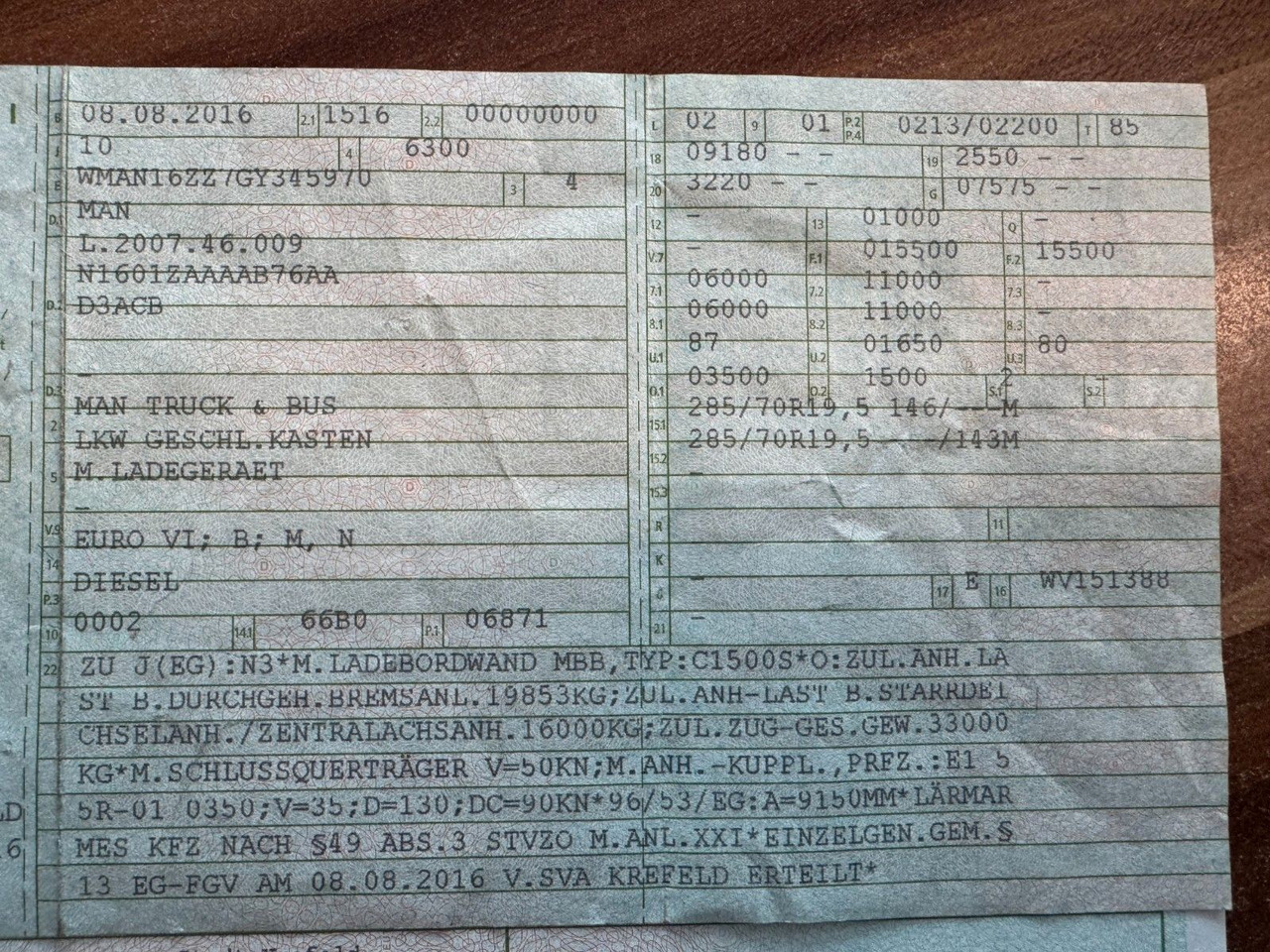 MAN 15.290 4X2 Koffer mit Hebebühne AHK - Skapbil: bilde 2 MAN 15.290 4X2 Koffer mit Hebebühne AHK - Skapbil: bilde 2