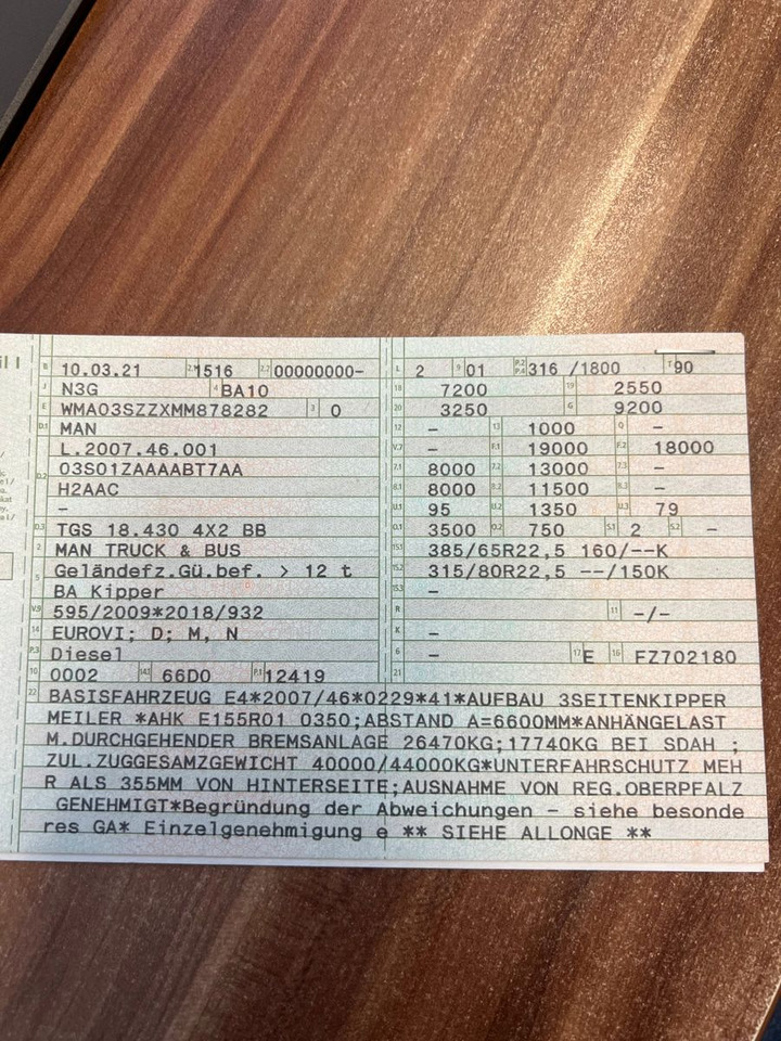 MAN 18.430 4X2 Meiller 3. Seitenkipper Top Zustand - Tippbil: bilde 2 MAN 18.430 4X2 Meiller 3. Seitenkipper Top Zustand - Tippbil: bilde 2