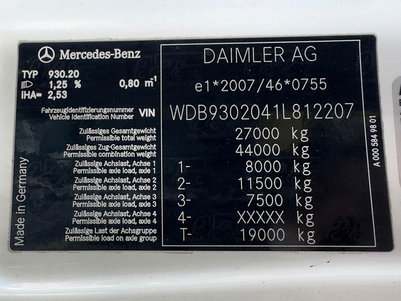 Mercedes-Benz 2541 6x2 ARK Meiller 20.65 | ATLA 120.2E mit 5&6 - Krokbil, Kranbil: bilde 4 Mercedes-Benz 2541 6x2 ARK Meiller 20.65 | ATLA 120.2E mit 5&6 - Krokbil, Kranbil: bilde 4