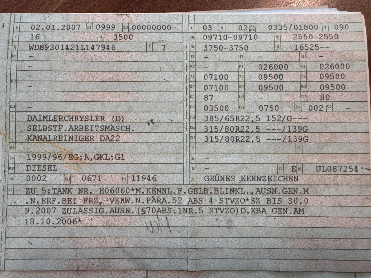 Mercedes-Benz 2646 6X4 Hellmers Saug Druck Spülwagen Retarder - Vakuum lastebil: bilde 3 Mercedes-Benz 2646 6X4 Hellmers Saug Druck Spülwagen Retarder - Vakuum lastebil: bilde 3