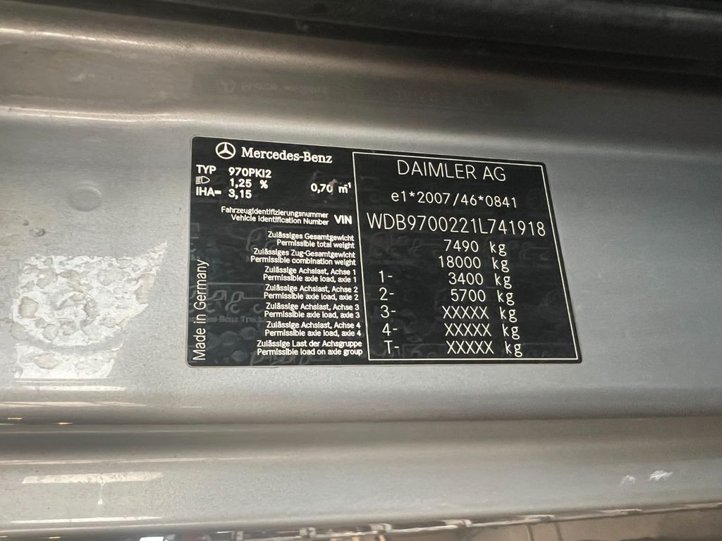 Mercedes-Benz 818 4X2 ROM Toilettenwagen guter Zustand - Vakuum lastebil: bilde 3 Mercedes-Benz 818 4X2 ROM Toilettenwagen guter Zustand - Vakuum lastebil: bilde 3