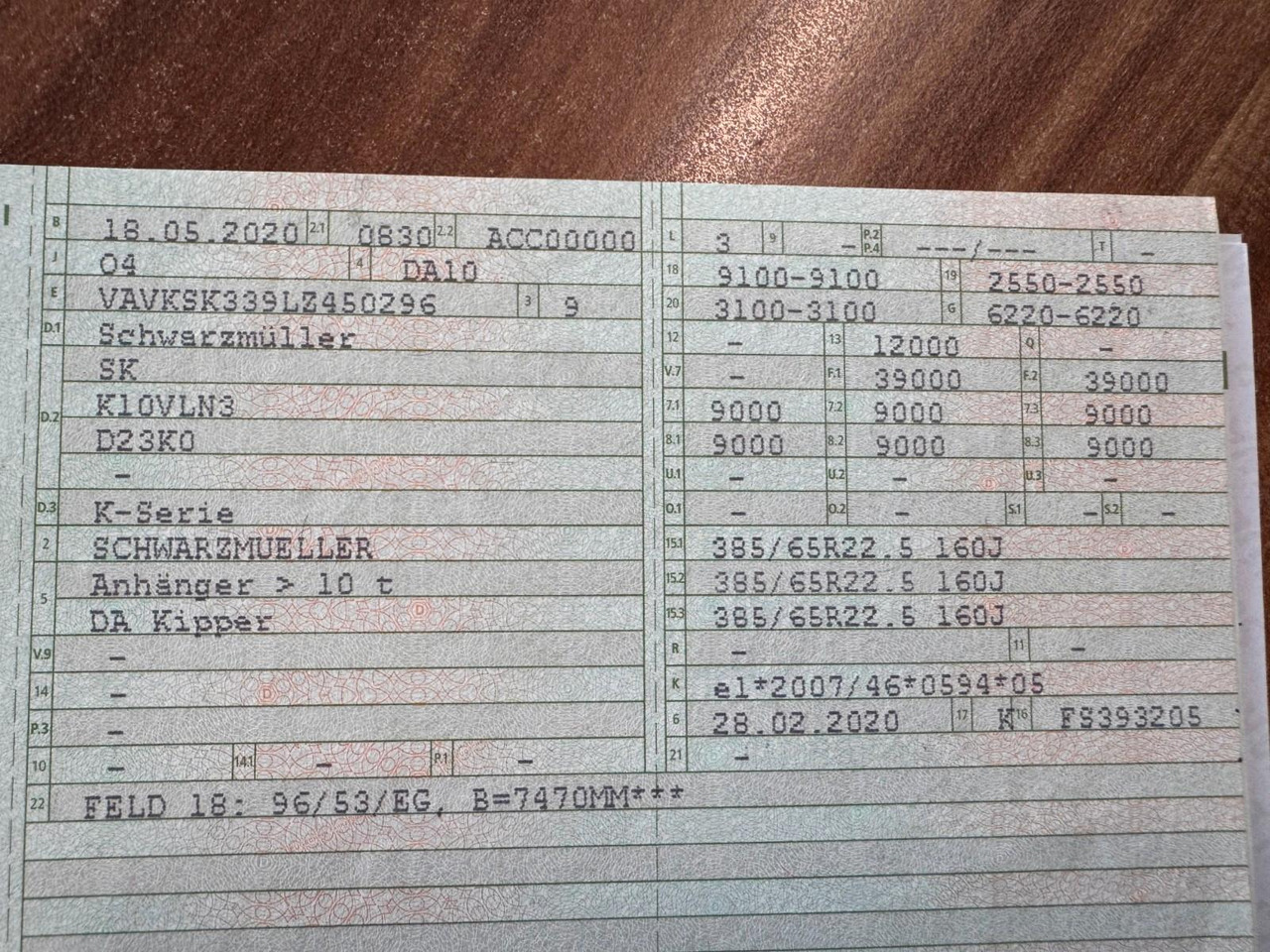 Schwarzmüller 3 Achs 24 Kubik Stahl / Stahl 2 X Liftachse - Tippsemi: bilde 3 Schwarzmüller 3 Achs 24 Kubik Stahl / Stahl 2 X Liftachse - Tippsemi: bilde 3