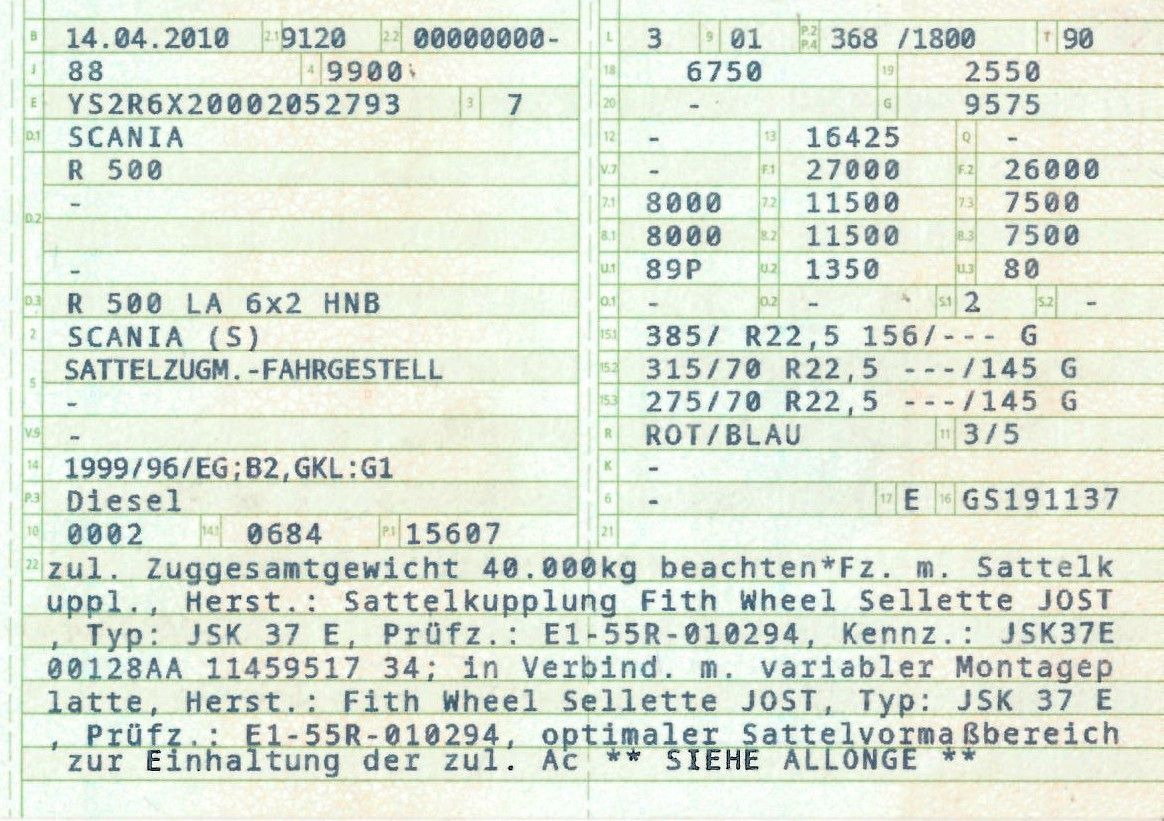 Scania R500 V8 6x2 | Retarder | Topline | Liftachse - Trekkvogn: bilde 2 Scania R500 V8 6x2 | Retarder | Topline | Liftachse - Trekkvogn: bilde 2