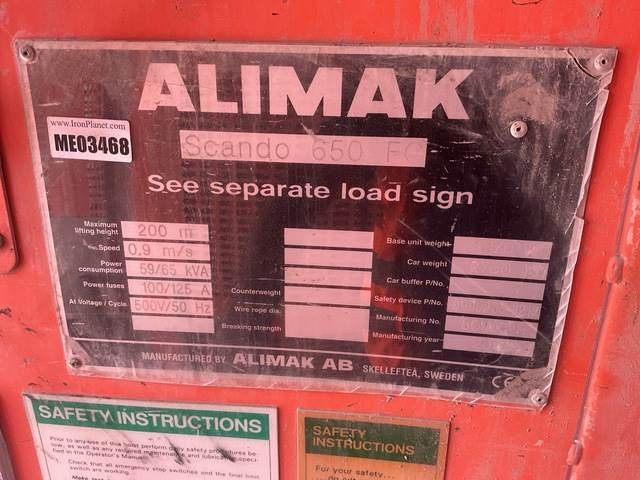 Alimak Scando 650 FC - Anleggsmaskiner: bilde 5 Alimak Scando 650 FC - Anleggsmaskiner: bilde 5