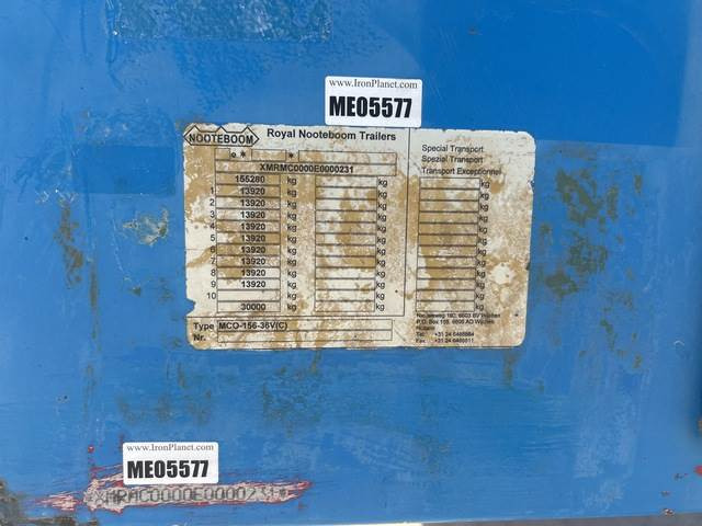 Nooteboom MCO-156-36V - Lavloader semitrailer: bilde 5 Nooteboom MCO-156-36V - Lavloader semitrailer: bilde 5
