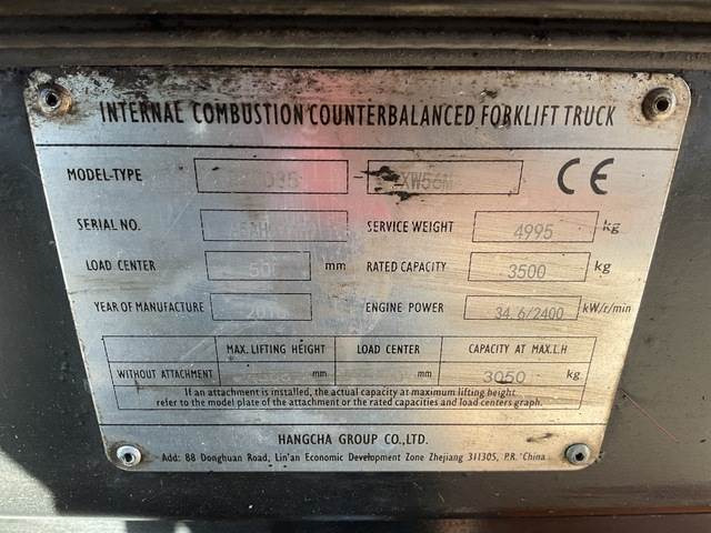 Hangcha XF35D - Dieseltruck: bilde 5 Hangcha XF35D - Dieseltruck: bilde 5