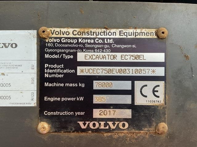 Volvo EC750EL - Beltegraver: bilde 5 Volvo EC750EL - Beltegraver: bilde 5