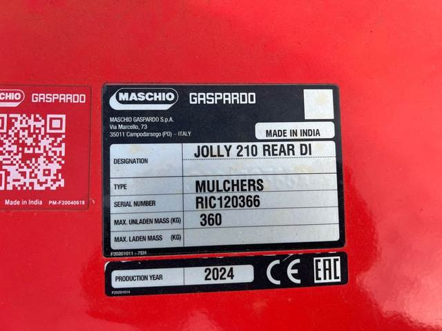 Maschio Gaspardo Jolly 210 - Gressklipper: bilde 5 Maschio Gaspardo Jolly 210 - Gressklipper: bilde 5
