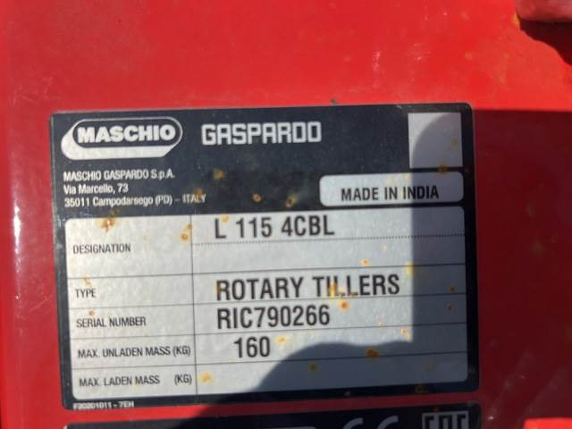 Maschio Gaspardo L115 4CBL - Jordfreser: bilde 5 Maschio Gaspardo L115 4CBL - Jordfreser: bilde 5