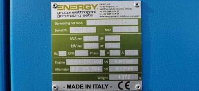 Energy Srl EY-400P-SA - Elektrisk generator: bilde 3 Energy Srl EY-400P-SA - Elektrisk generator: bilde 3