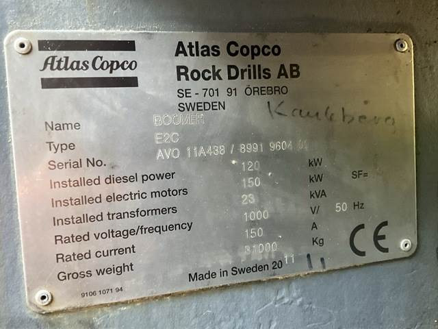 Atlas Copco E2C - Gruve maskin: bilde 5 Atlas Copco E2C - Gruve maskin: bilde 5