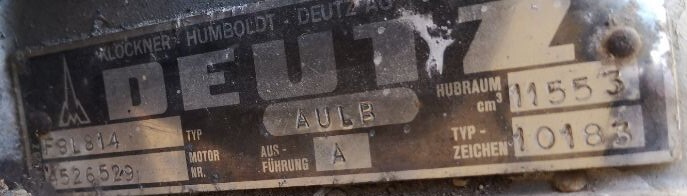 DEUTZ F8L814 - Motor: bilde 2 DEUTZ F8L814 - Motor: bilde 2