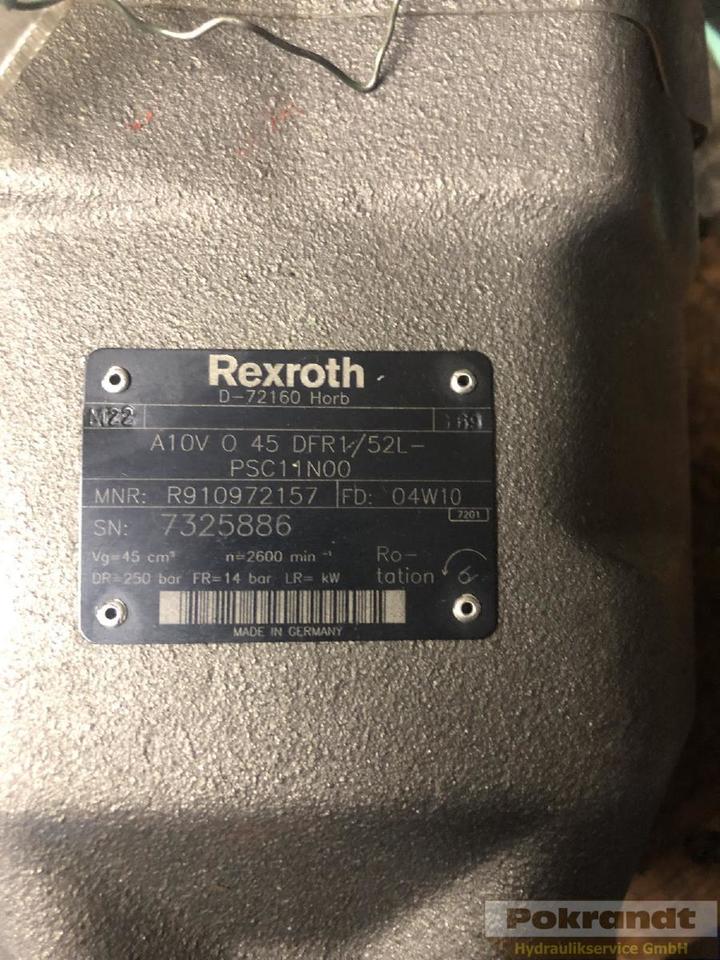 Rexroth A10VO45DFR1 52L PSC11N00 - Hydraulisk pumpe: bilde 2 Rexroth A10VO45DFR1 52L PSC11N00 - Hydraulisk pumpe: bilde 2