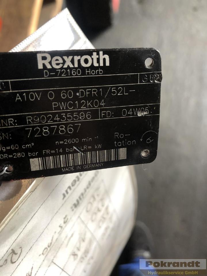 Rexroth A10VO60DFR1-52L-PWC12K04 + A10VO45ED72-52-PSC12K52T + A10VSO18DR-31L-PSCN00 - Hydraulisk pumpe: bilde 3 Rexroth A10VO60DFR1-52L-PWC12K04 + A10VO45ED72-52-PSC12K52T + A10VSO18DR-31L-PSCN00 - Hydraulisk pumpe: bilde 3