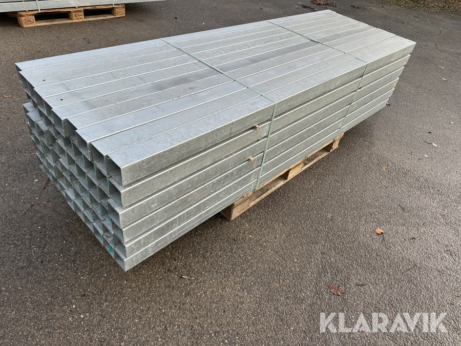 Anleggsmaskiner Galvaniserede stolper 60 styk - 2,5m lange: bilde 1