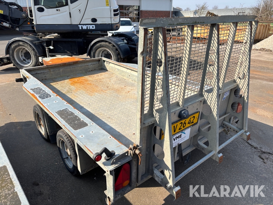 Maskintrailer Igor Williams 3500 kg Alu bund - Tilhenger: bilde 3 Maskintrailer Igor Williams 3500 kg Alu bund - Tilhenger: bilde 3