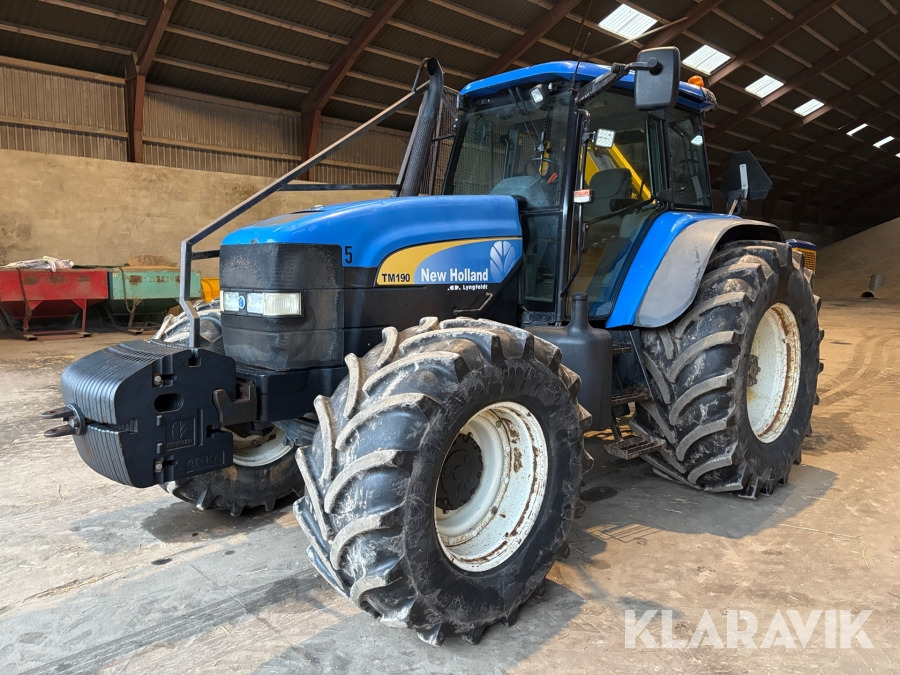 Traktor Traktor New Holland TM190 med klippearm.: bilde 1