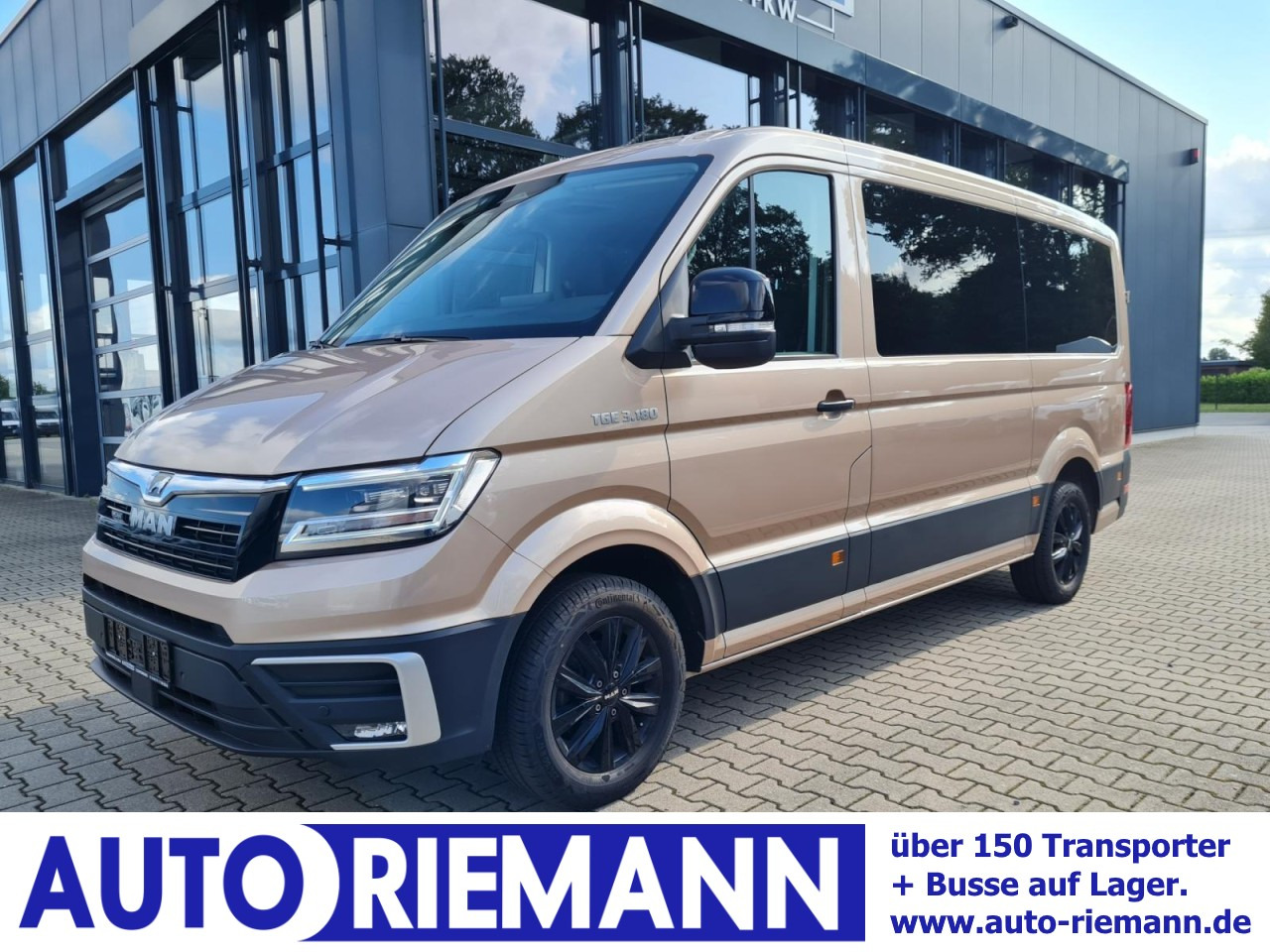 Man TGE 3.180 TDi Kombi 9 Sitze ALU KAMERA LED LEDER Sonderumbau - Minibuss, Persontransport: bilde 1 Man TGE 3.180 TDi Kombi 9 Sitze ALU KAMERA LED LEDER Sonderumbau - Minibuss, Persontransport: bilde 1