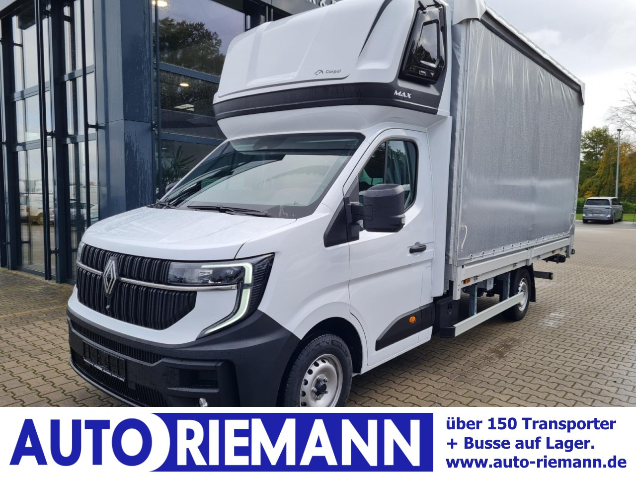 Renault Master Pritsche Schiebe Plane Schlafkab LBW Luftfederung - Varebil med kapell: bilde 1 Renault Master Pritsche Schiebe Plane Schlafkab LBW Luftfederung - Varebil med kapell: bilde 1