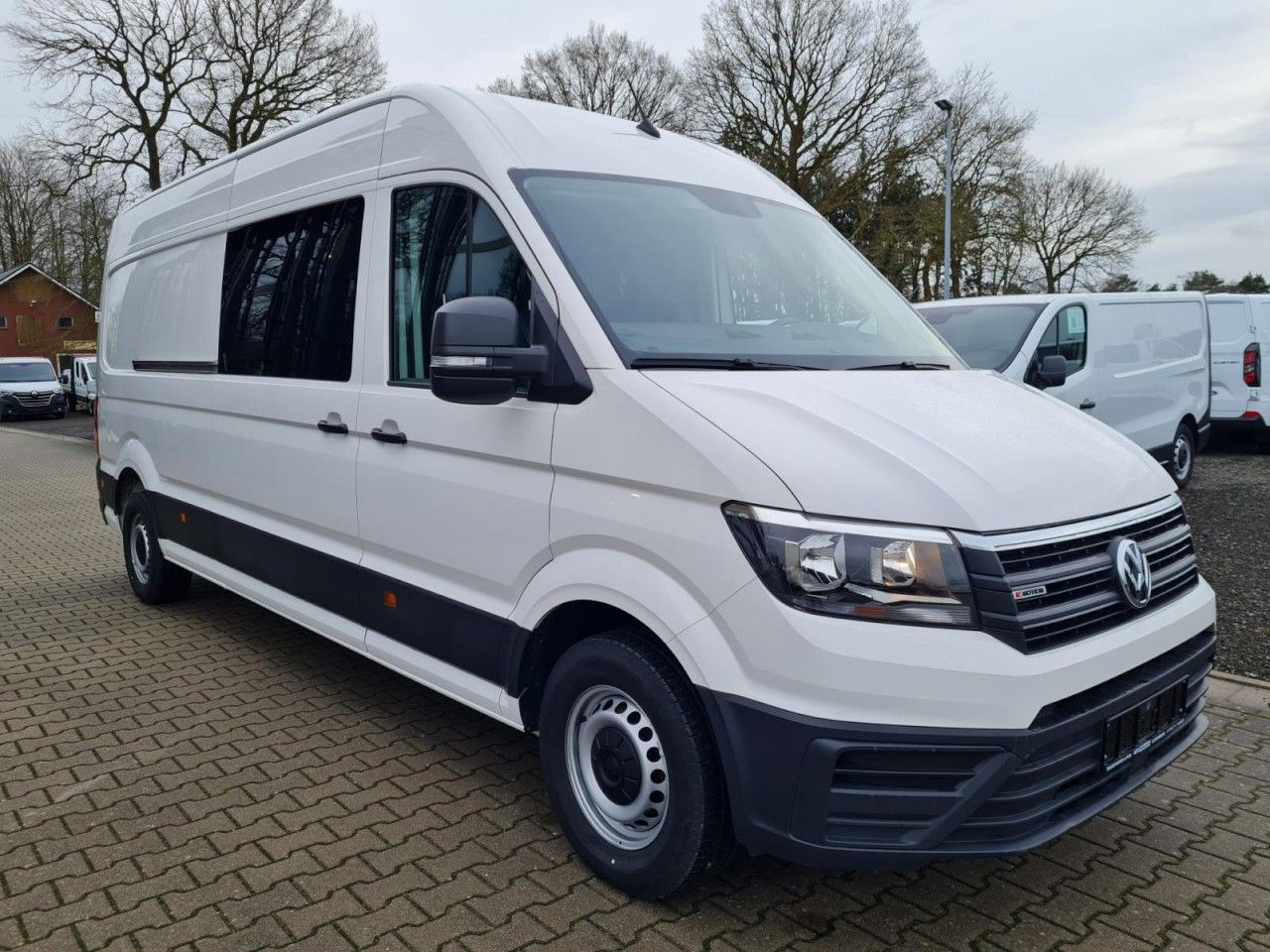 Kassebil, Varebil med dobbelt førerhus Volkswagen Crafter 35 Kasten 4MOTION L4H3 Plus Doka 7-Sitze: bilde 19