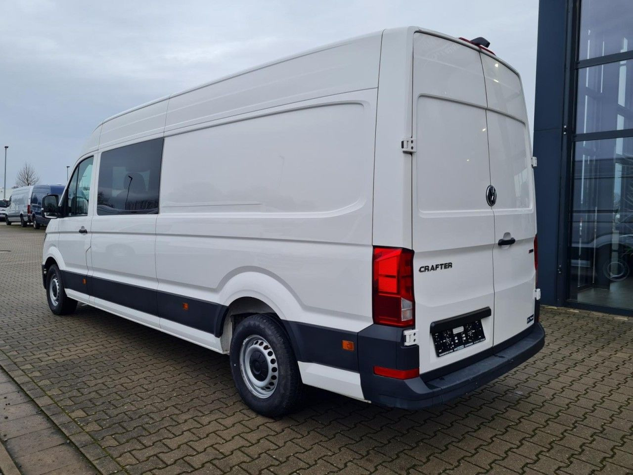 Kassebil, Varebil med dobbelt førerhus Volkswagen Crafter 35 Kasten 4MOTION L4H3 Plus Doka 7-Sitze: bilde 6